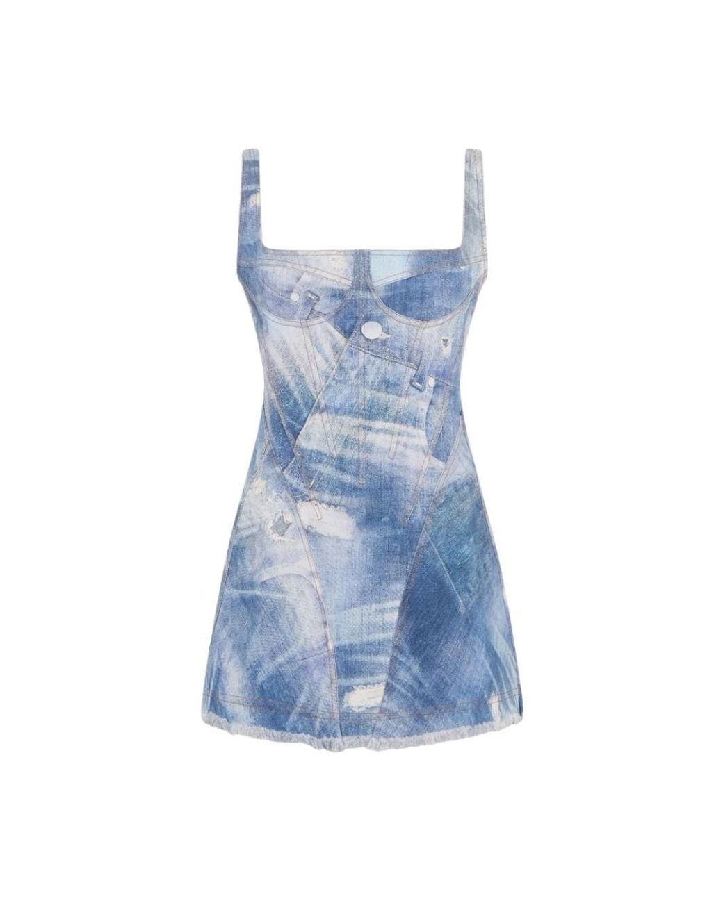 Roberto Cavalli Blue Short Dresses