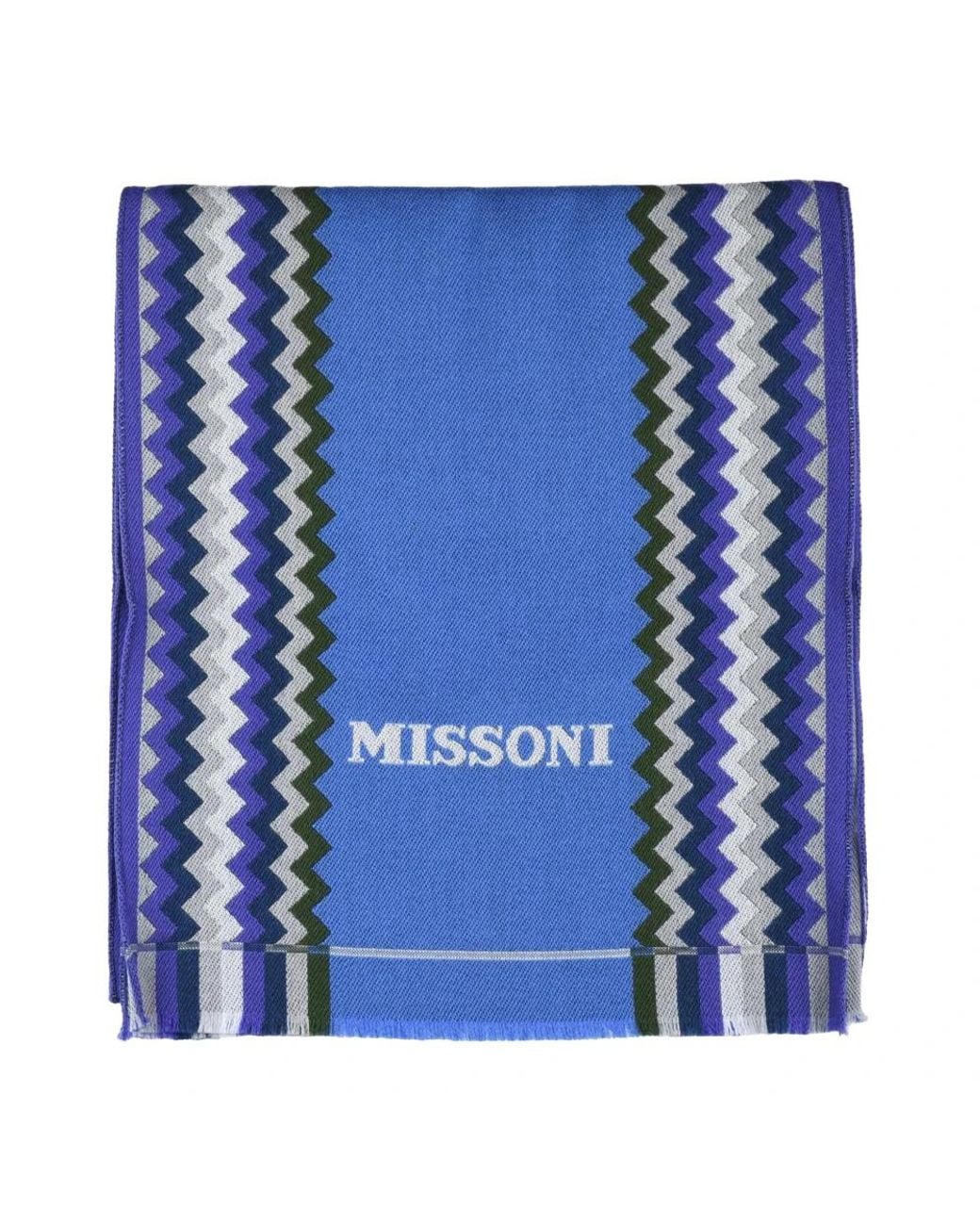 Missoni Blue Winter Scarves