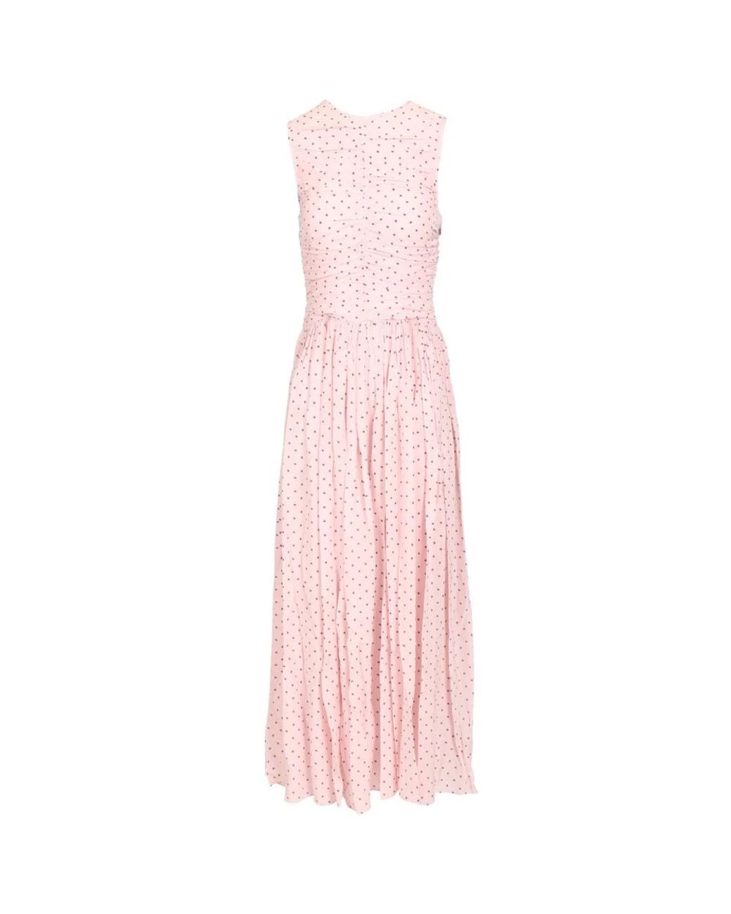ROTATE BIRGER CHRISTENSEN Pink Maxi Dresses