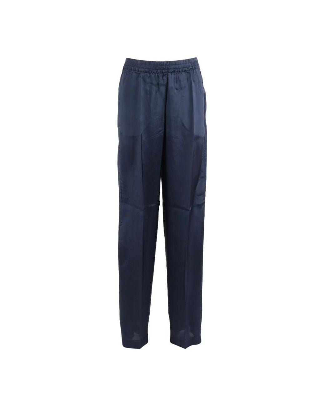 Aspesi Blue Wide Trousers