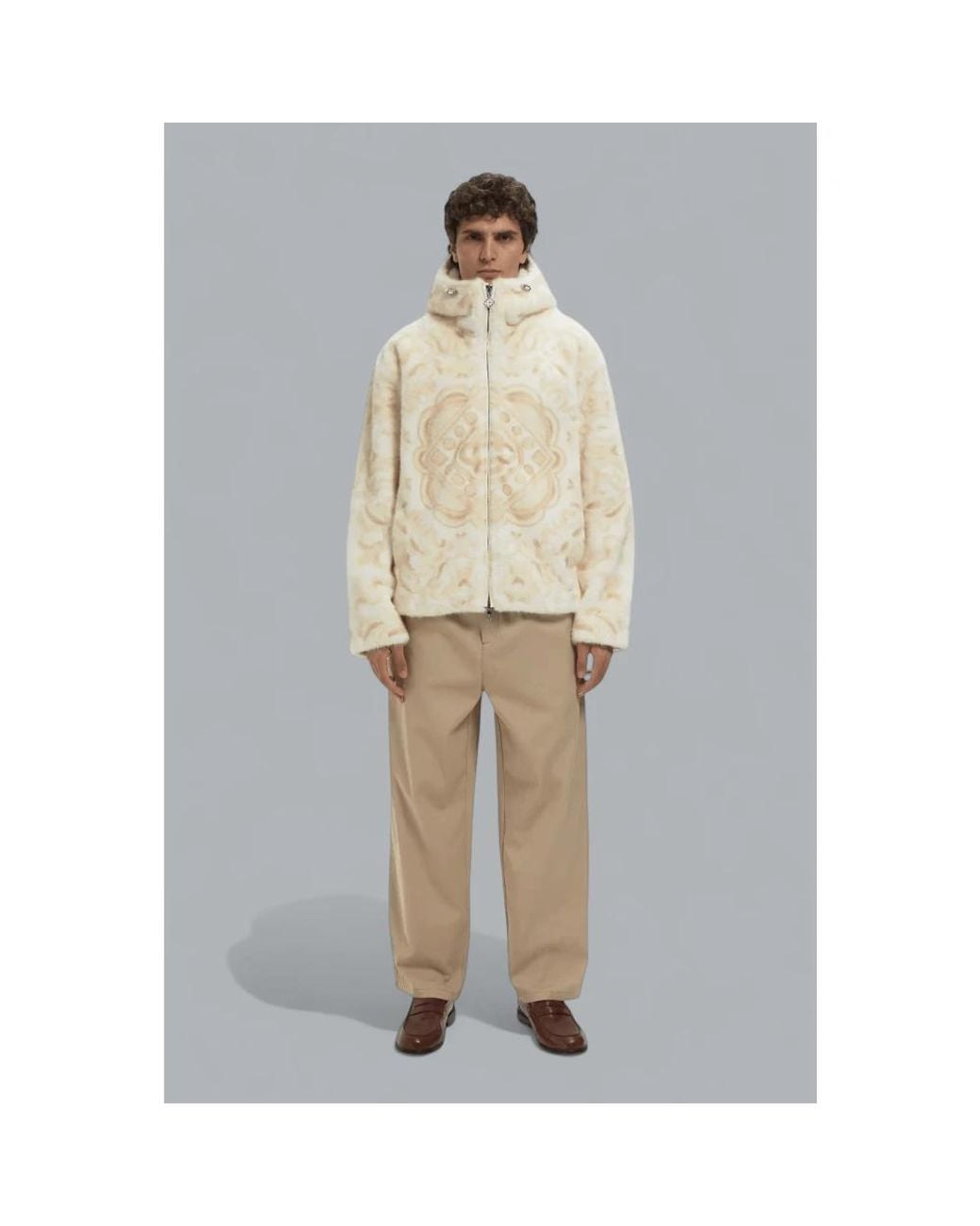 Casablanca Natural Faux Fur & Shearling Jackets for men