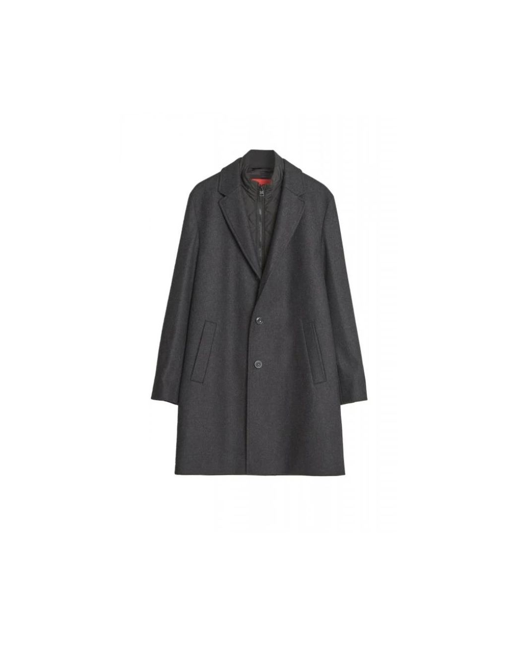 HUGO Milogan Bib Coat in het Gray voor heren