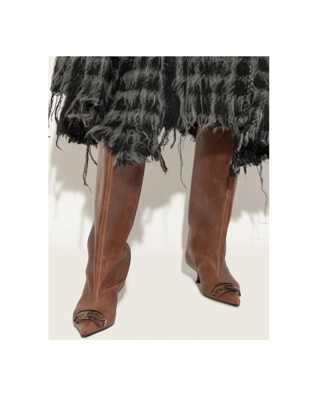 DIESEL Brown Heeled Boots