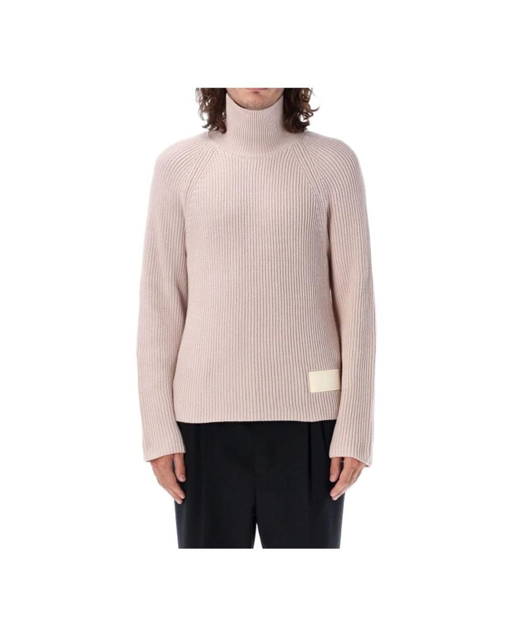 Suéter De Cuello Alto Para Hombre, Mujer, Talla AMI de hombre de color Gray