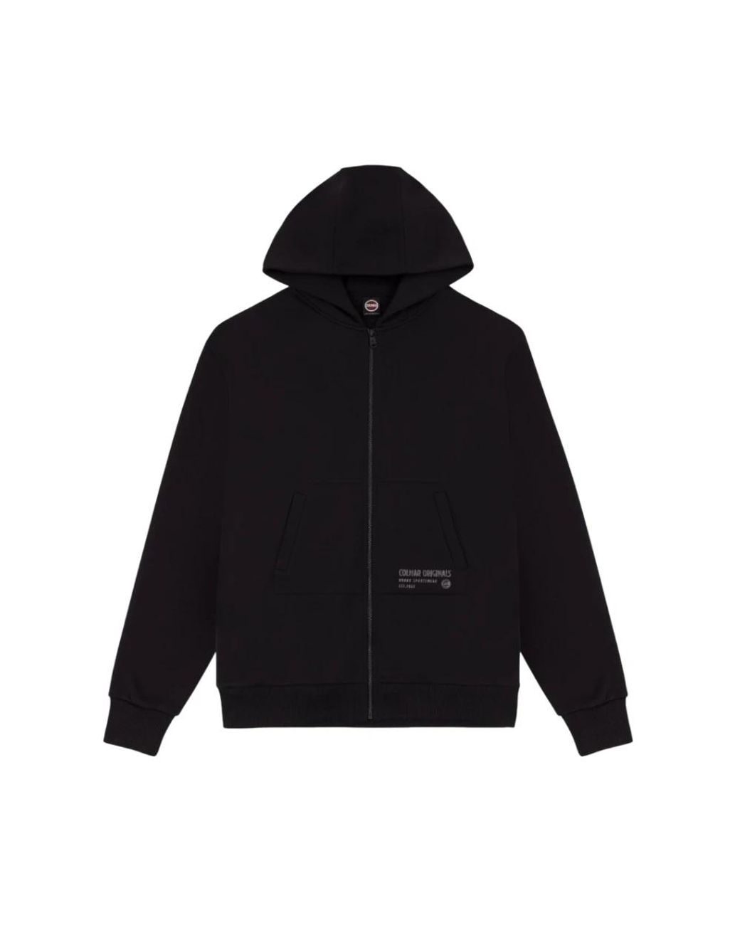 Colmar Hoodies & Sweatvesten ,Zwart ,Katoen Zwart Sweatshirt in het Blue