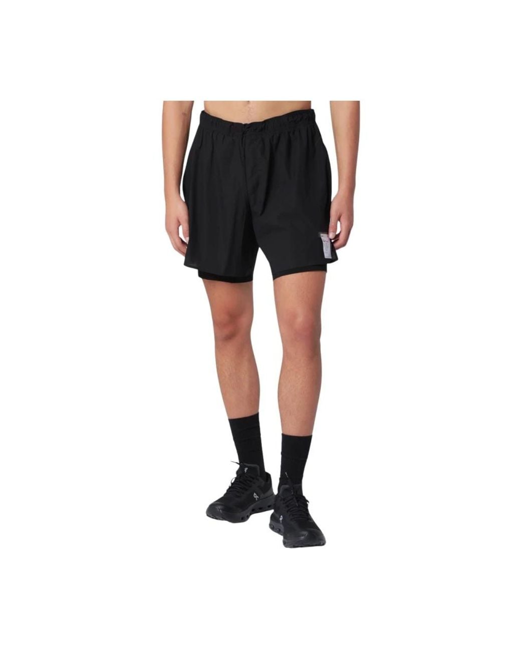 Satisfy Rippy Cordura 5" Trail Shorts in het Black voor heren