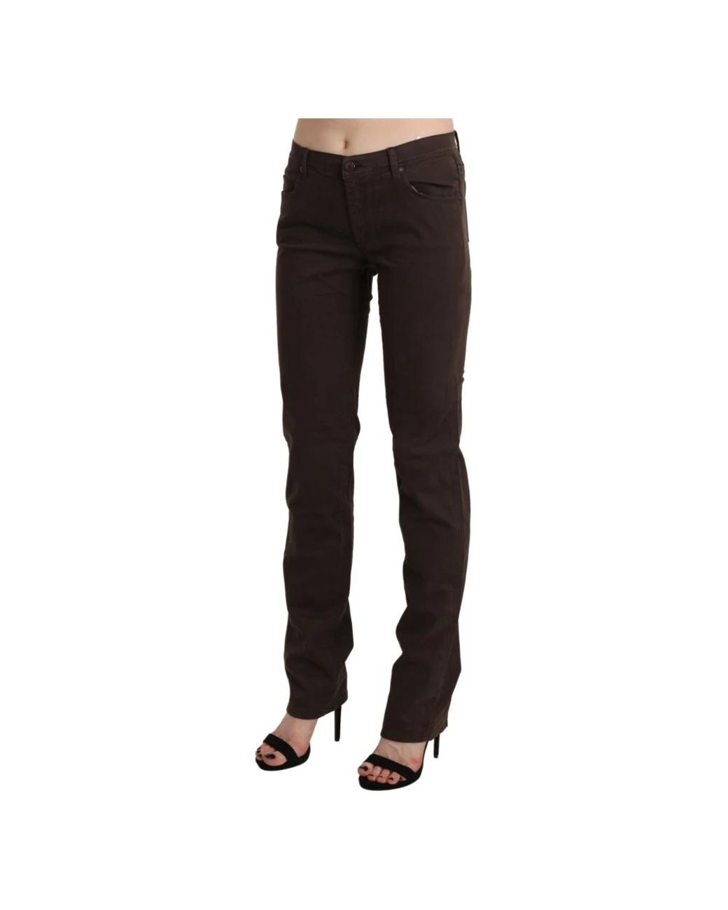 Ermanno Scervino Black Slim-Fit Trousers