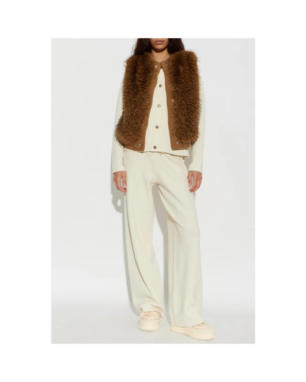 Moncler Brown Waistcoats