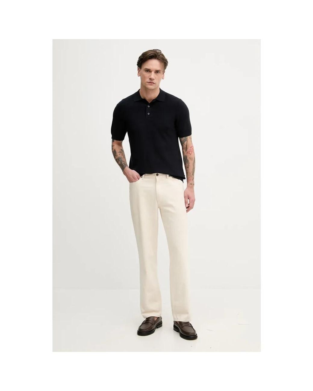 Polo Shirts Hackett pour homme en coloris Black