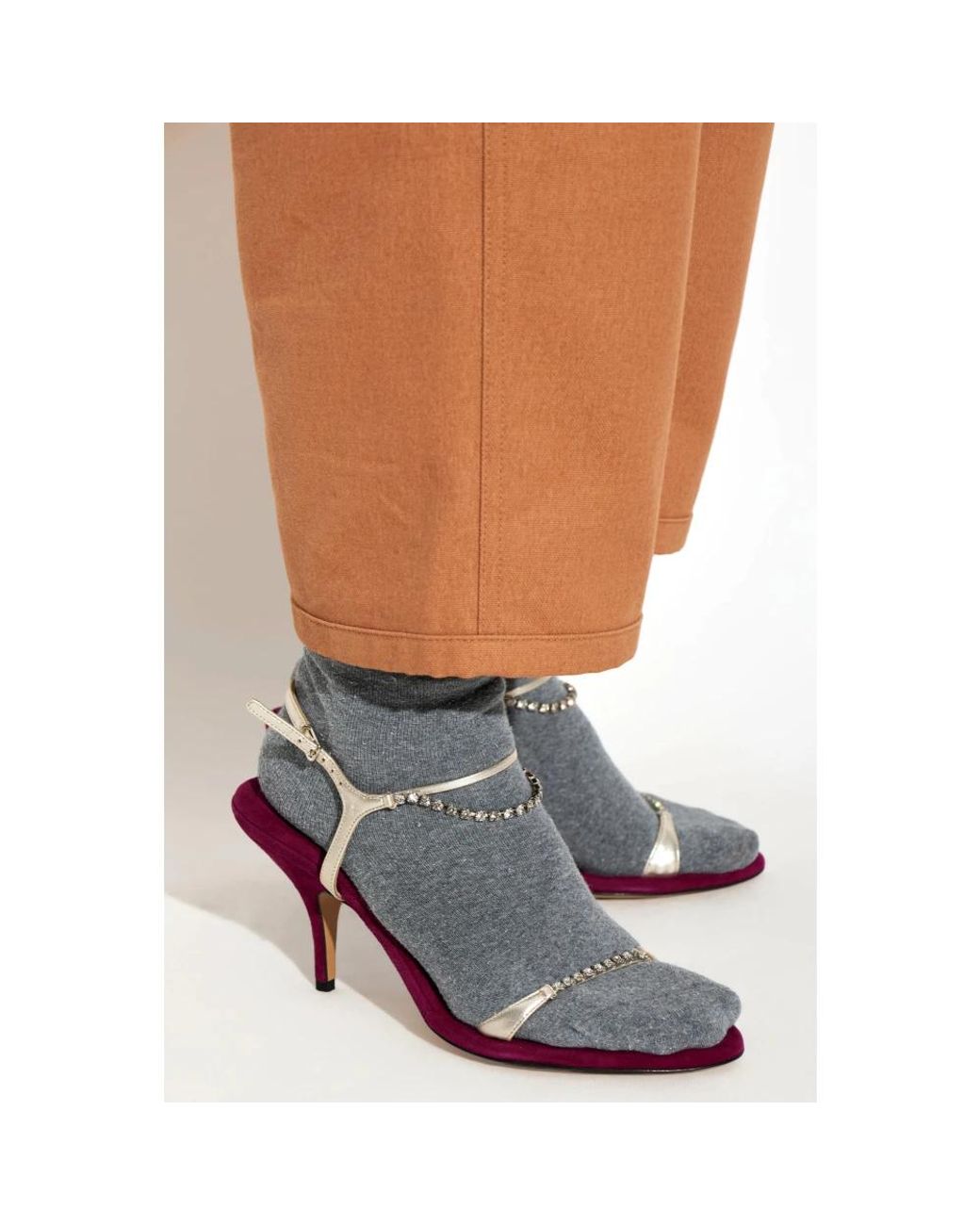 Chloé Pink High Heel Sandals