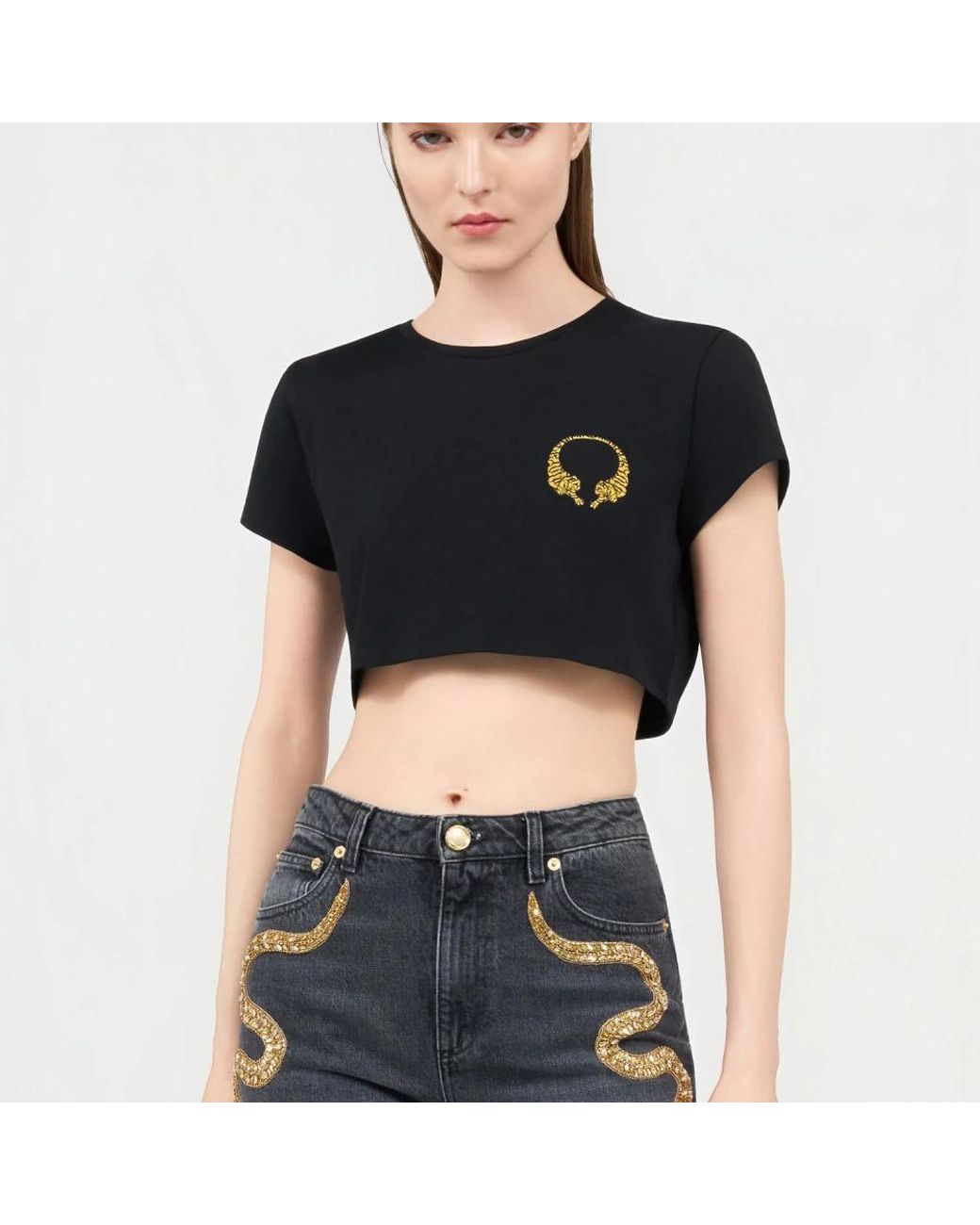 Roberto Cavalli Black T-Shirts