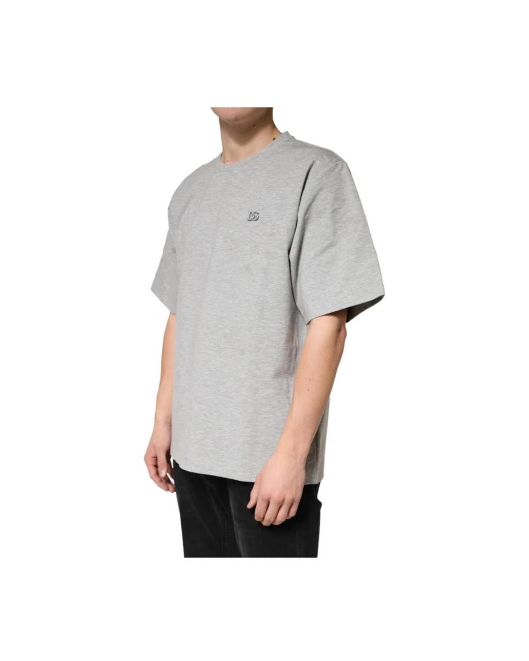 Dolce & Gabbana Gray T-Shirts for men