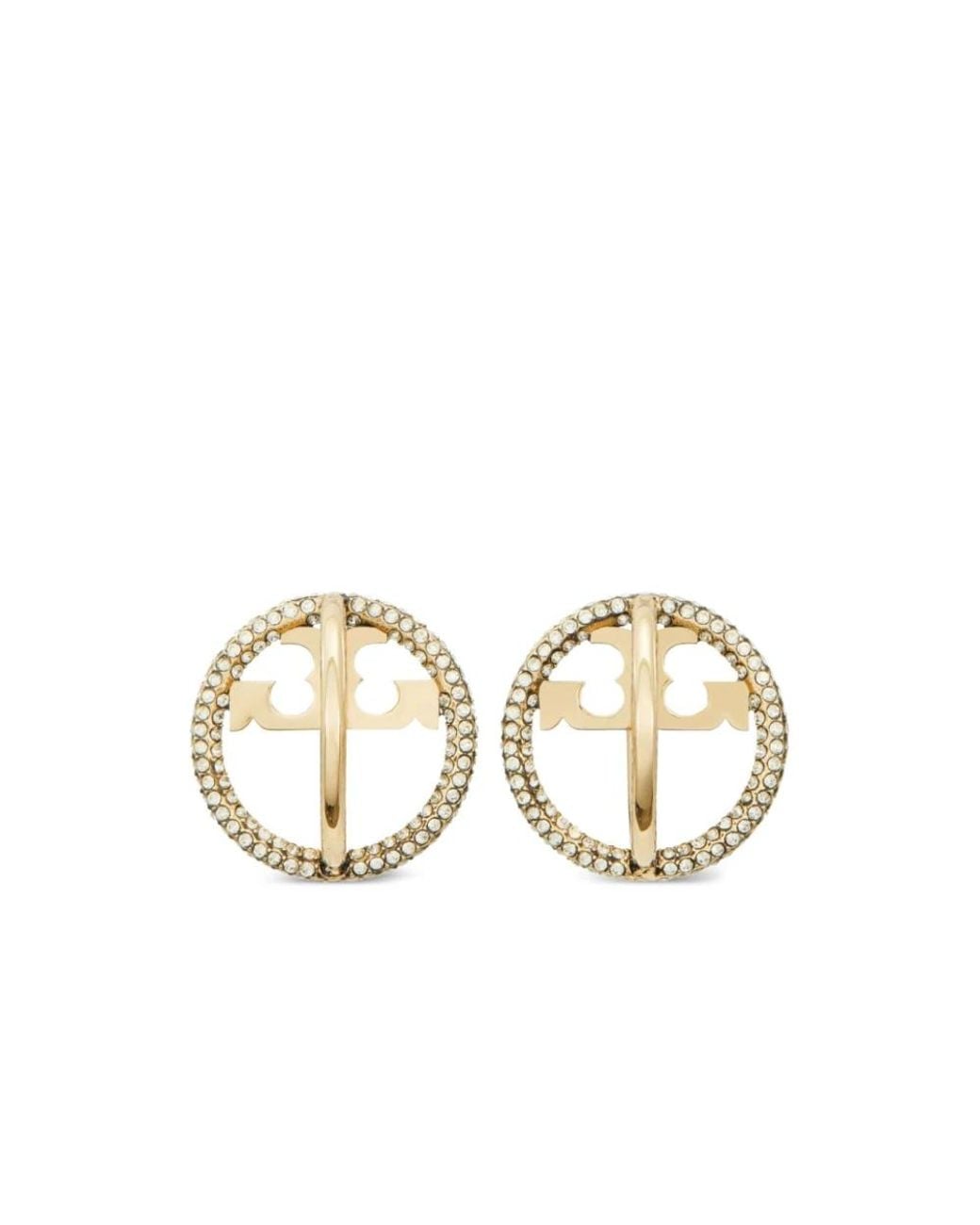Earrings Tory Burch de color Metallic