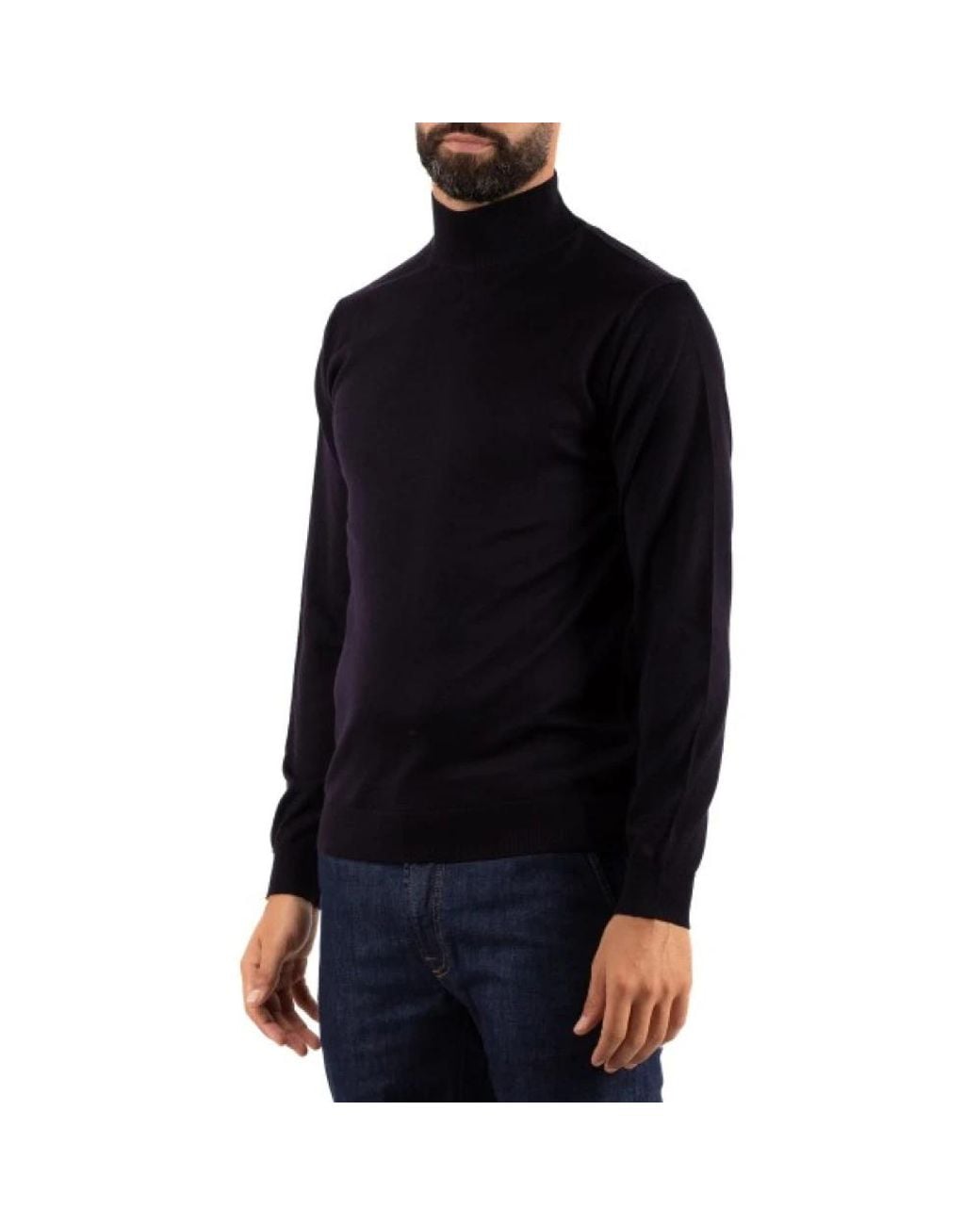 Daniele Fiesoli Black Turtlenecks for men