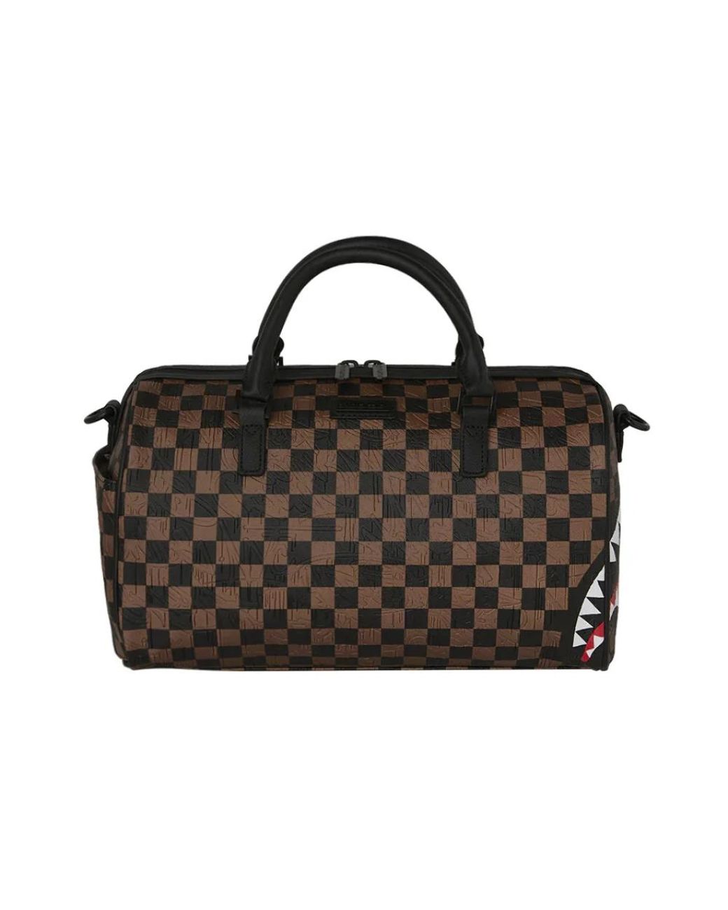 Sprayground Black Check 2 Emboss Mini Duffle