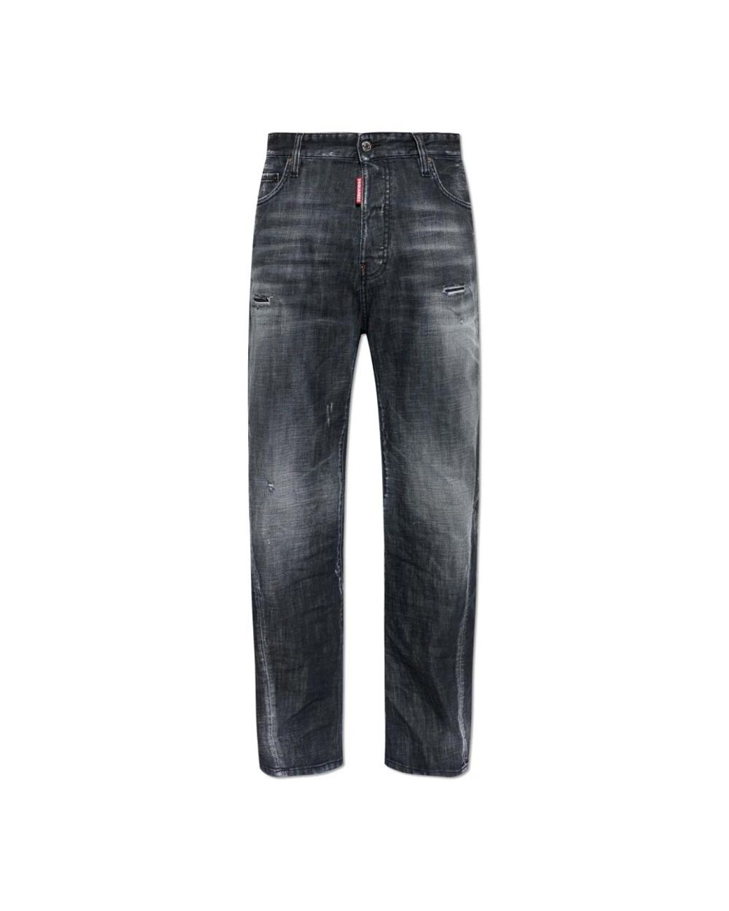 DSquared² Jeans ,Zwart ,Katoen Loose Twst Jeans in het Blue voor heren