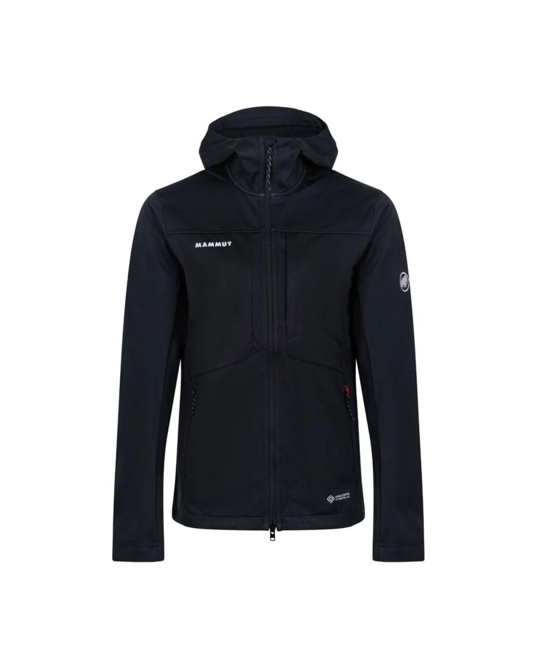 Mammut Hooded Softshell Jacket in het Blue voor heren