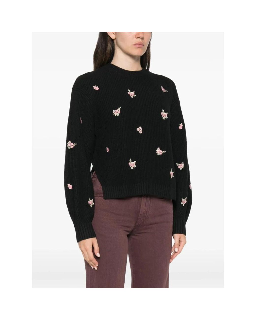Twinset Black Round-Neck Knitwear