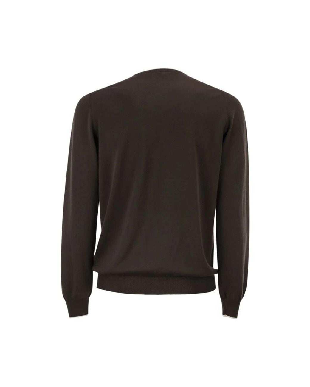 Fay Black Round-Neck Knitwear for men