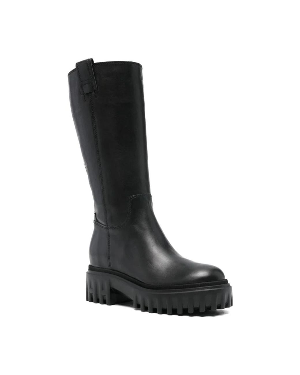 Hogan Black High Boots