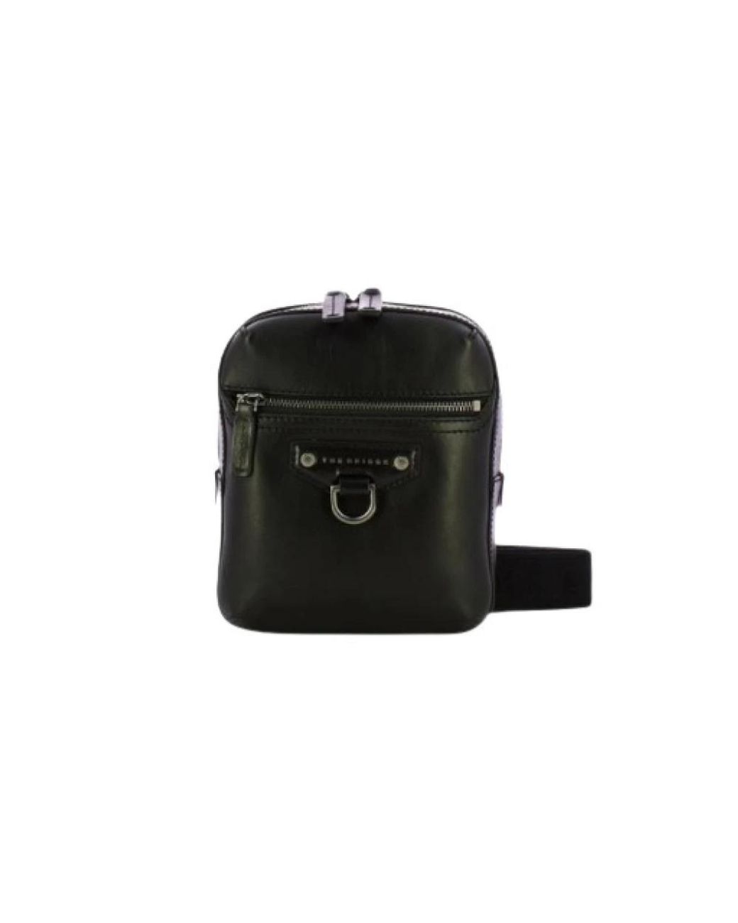 The Bridge Black Cross Body Messenger for men