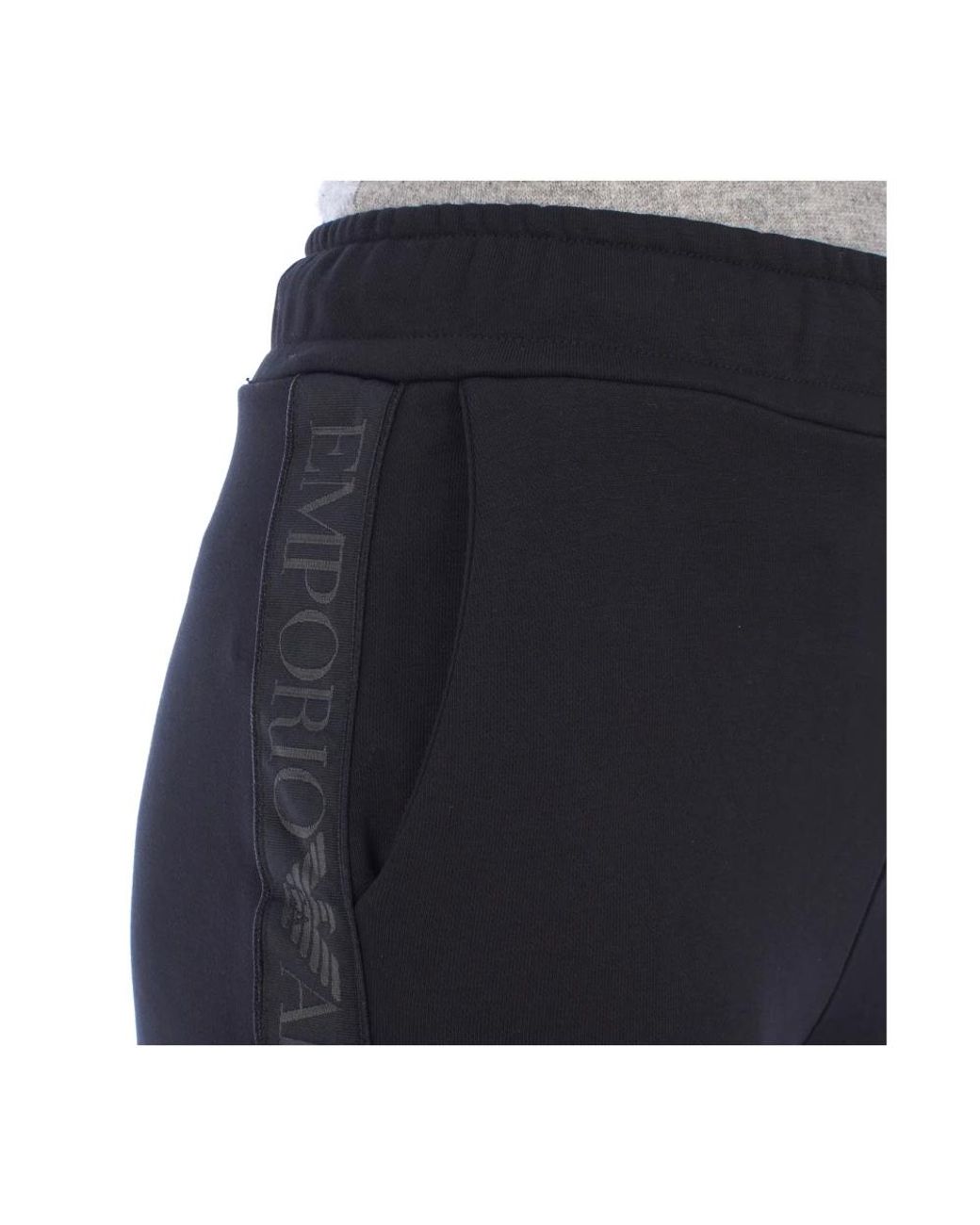 Emporio Armani Black Sweatpants