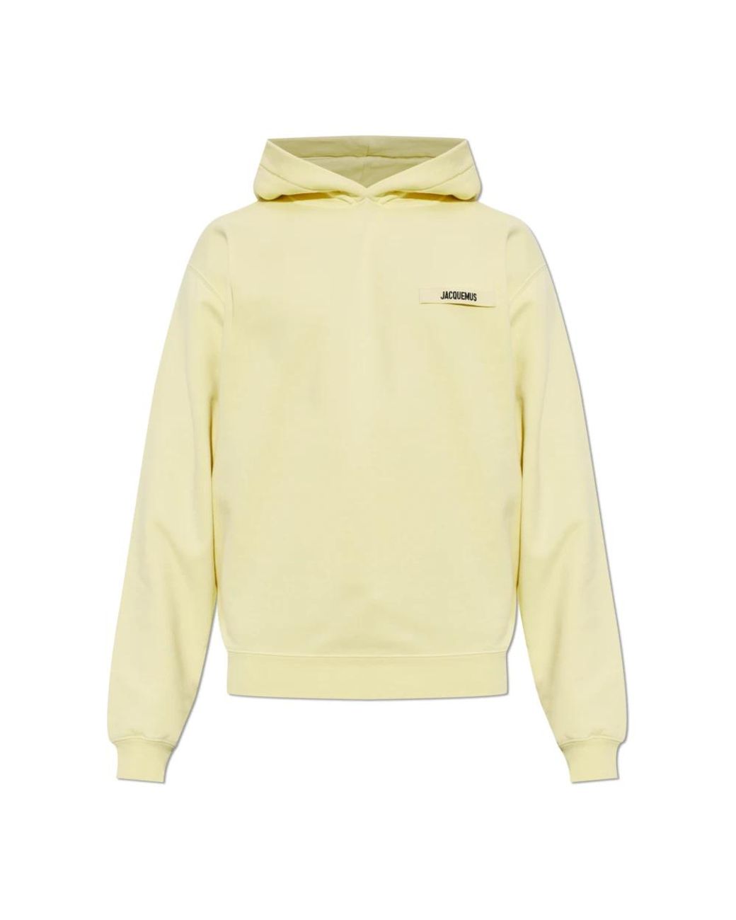 Jacquemus Logo Patch Sweatshirt in het Yellow voor heren