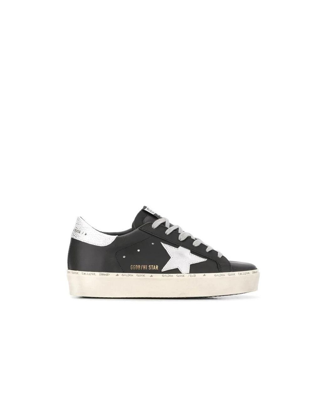 Golden Goose Deluxe Brand Black Hi Star Sneakers
