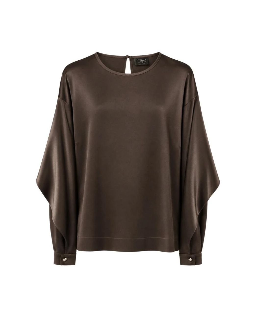 Clips Blouse in het Brown