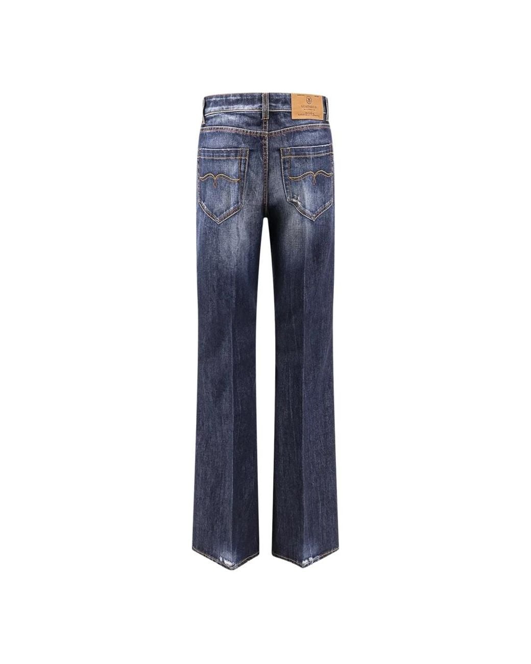 Seafarer Blue Wide Jeans