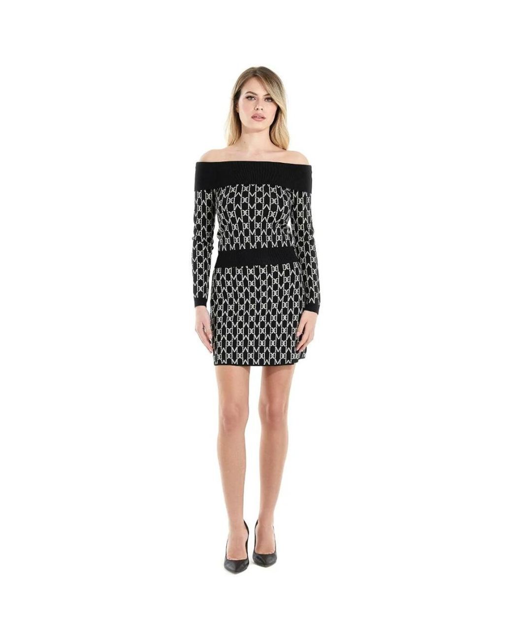 Marciano Black Long Sleeve T-Shirts