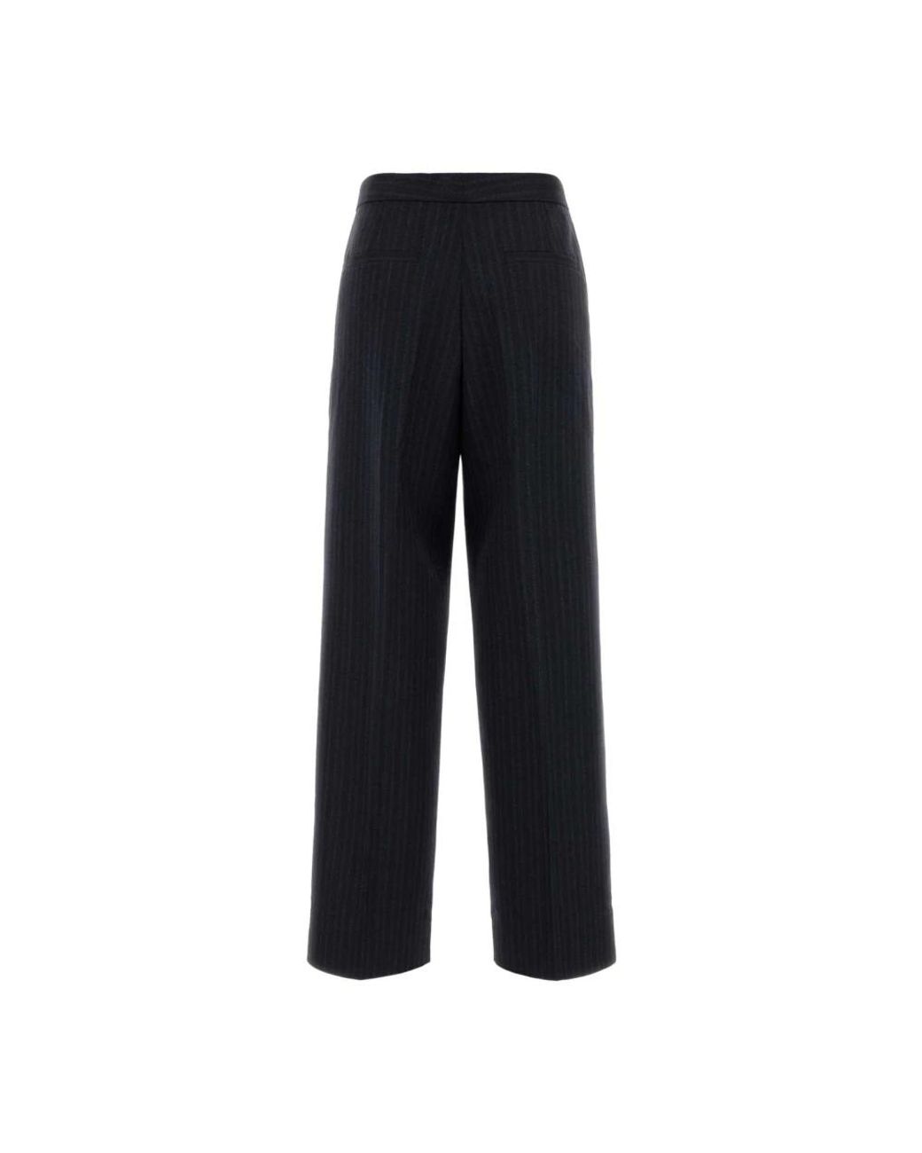 Jil Sander Black Wide Trousers