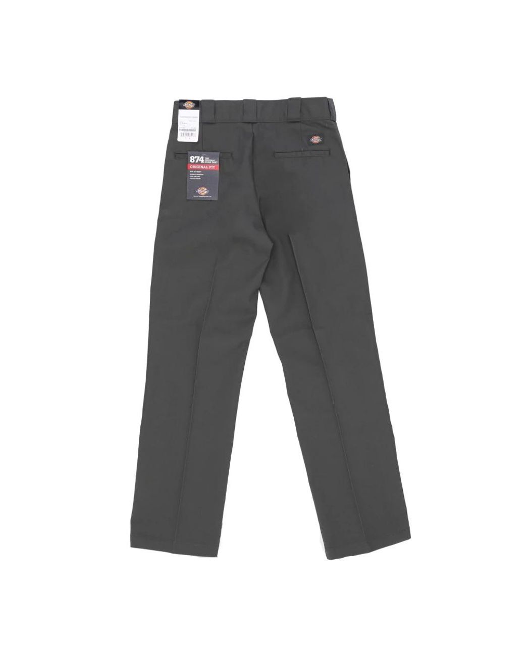 Dickies Gray Straight Trousers for men