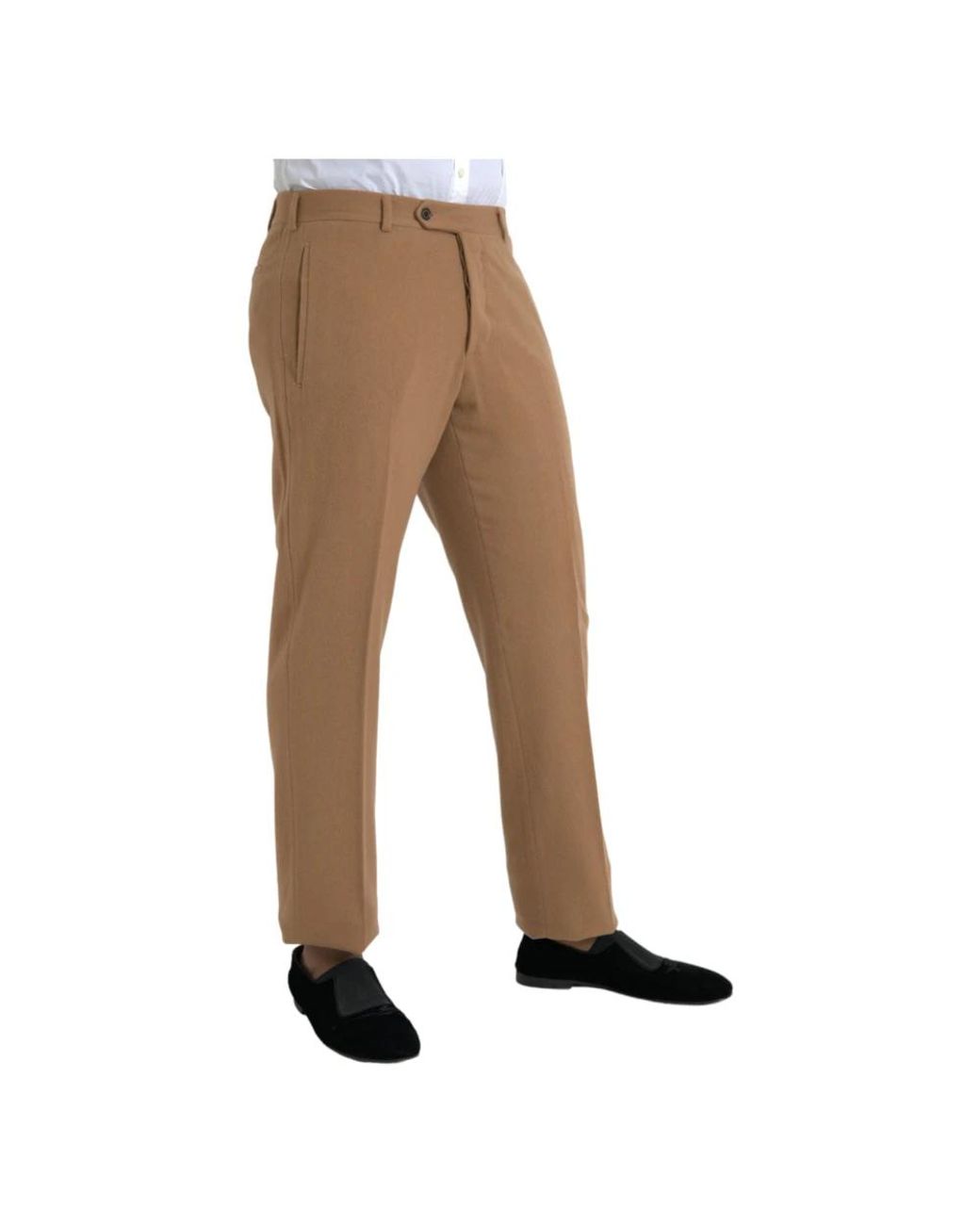 Prada Brown Cropped Trousers for men