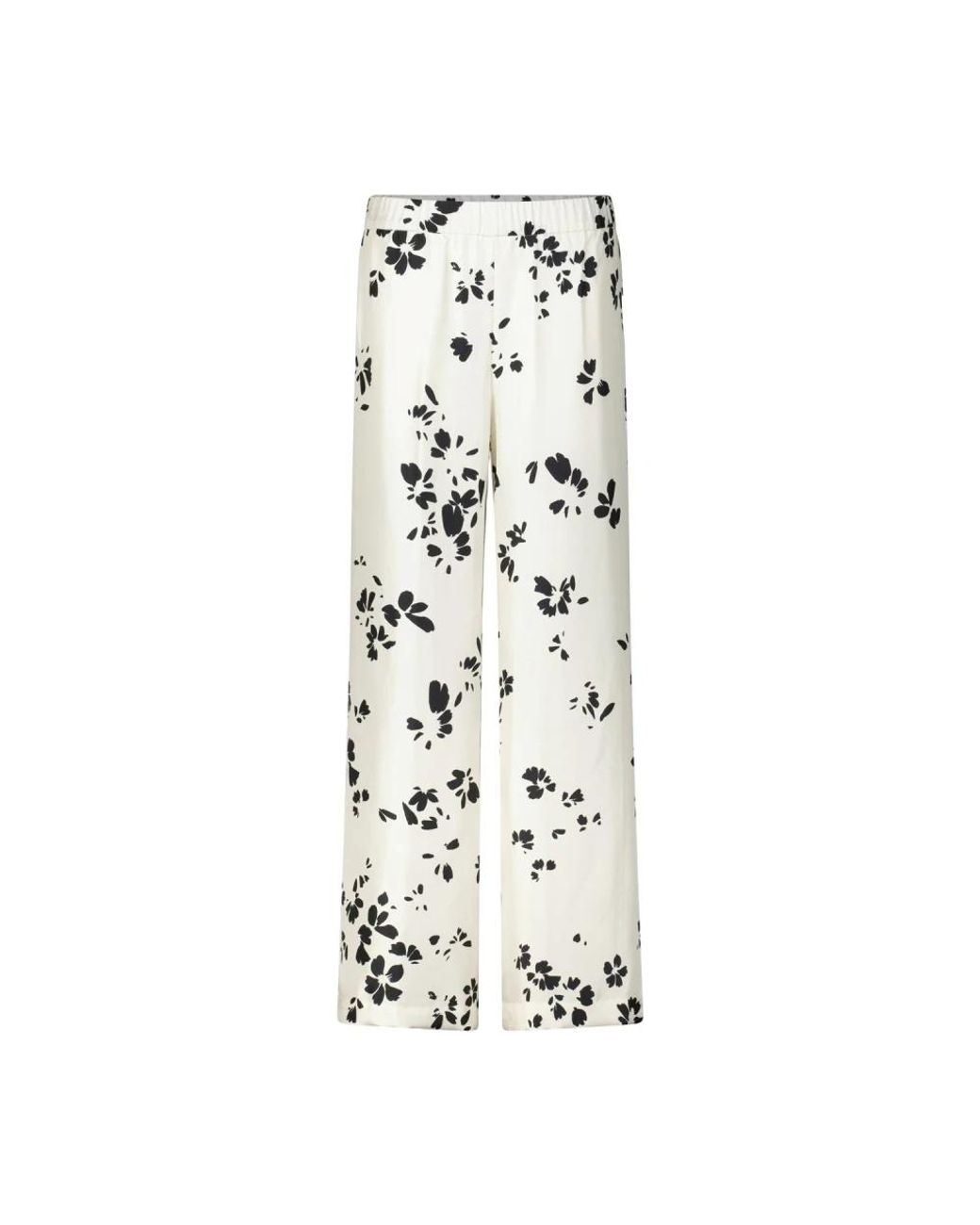 ROSSO35 Wide Trousers in het White