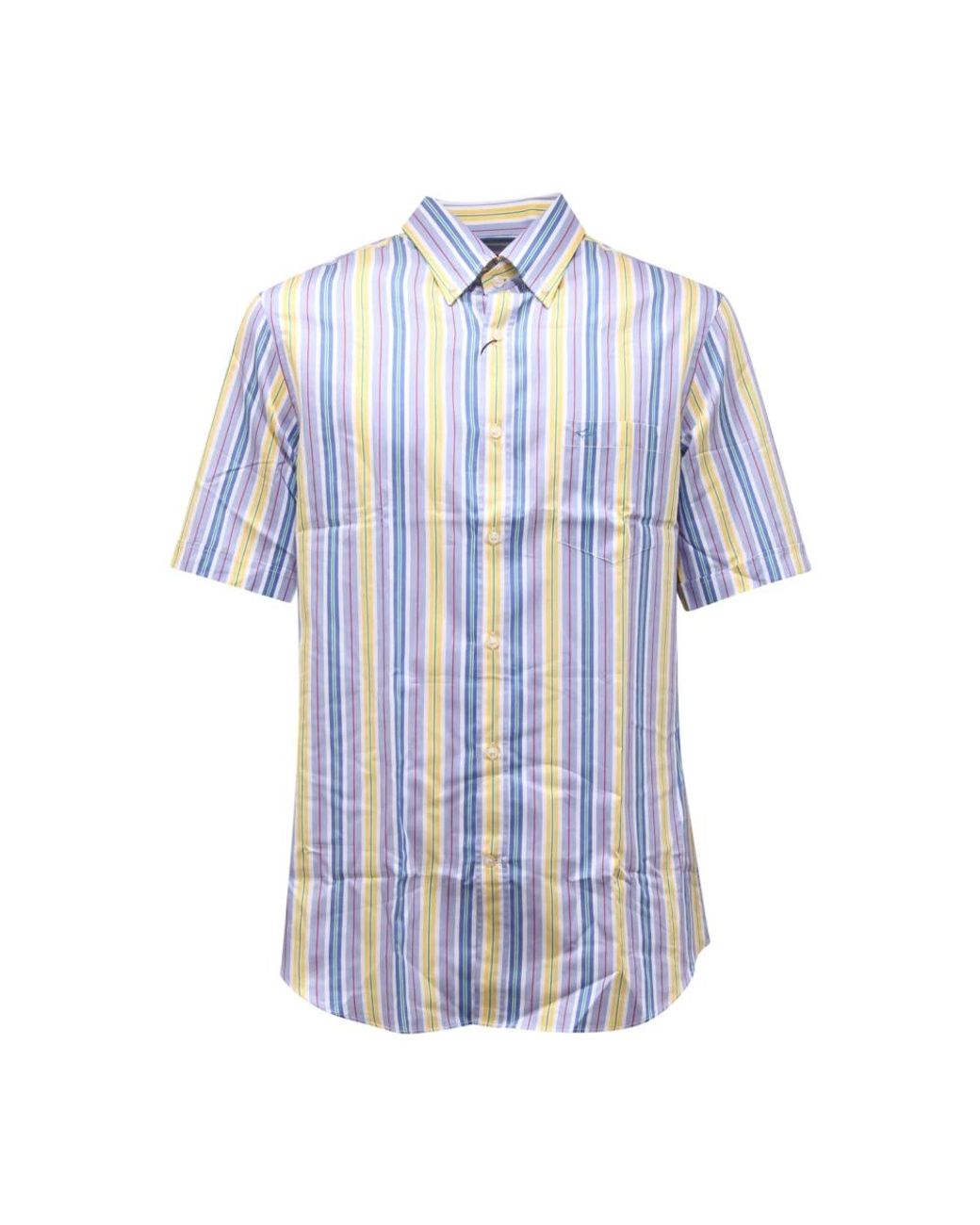 Paul & Shark Blue Short Sleeve Shirts for men