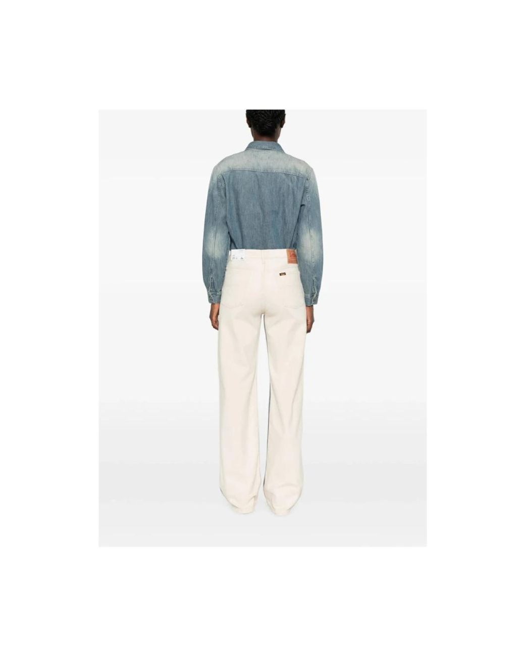 Lois White Straight Fit Jeans