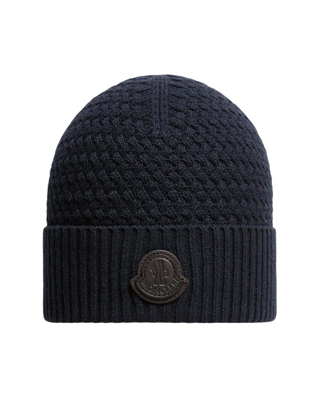 Moncler Bonnet Edit in het Blue voor heren