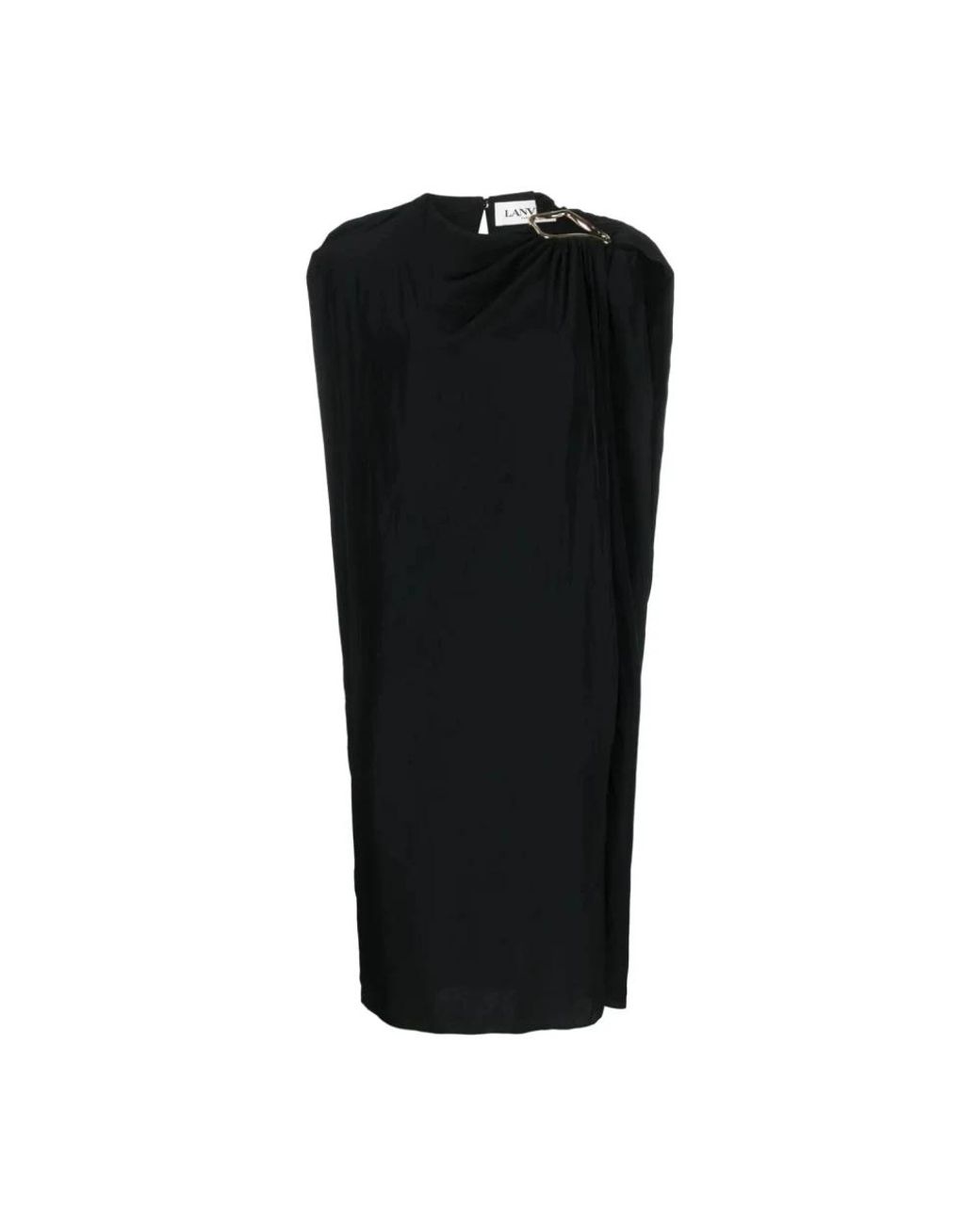 Lanvin Black Midi Dresses