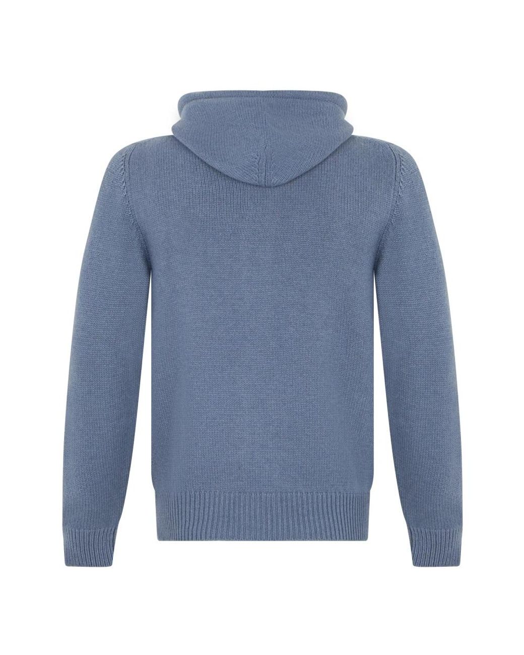 Fedeli Blue Cashmere Knitwear for men