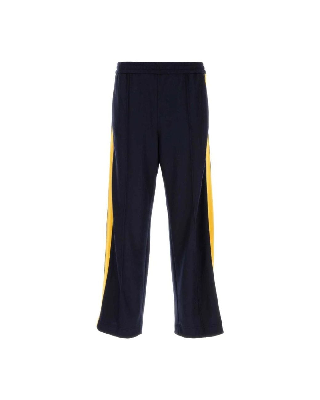 1989 STUDIO Broeken ,Blauw ,Wol Side Band Pant in het Blue voor heren