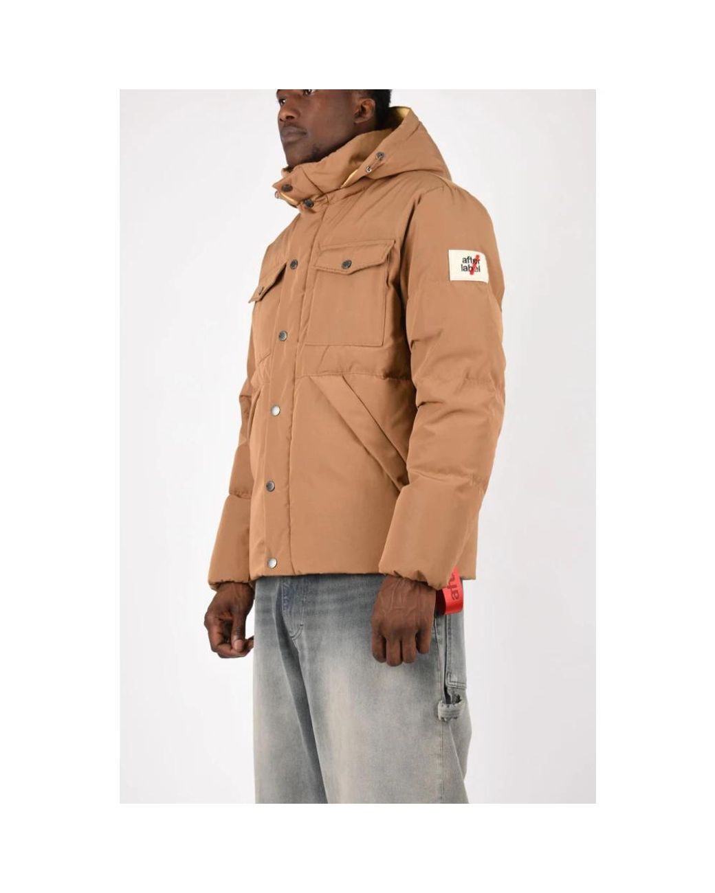 AFTER LABEL Brown Winter Jackets for men