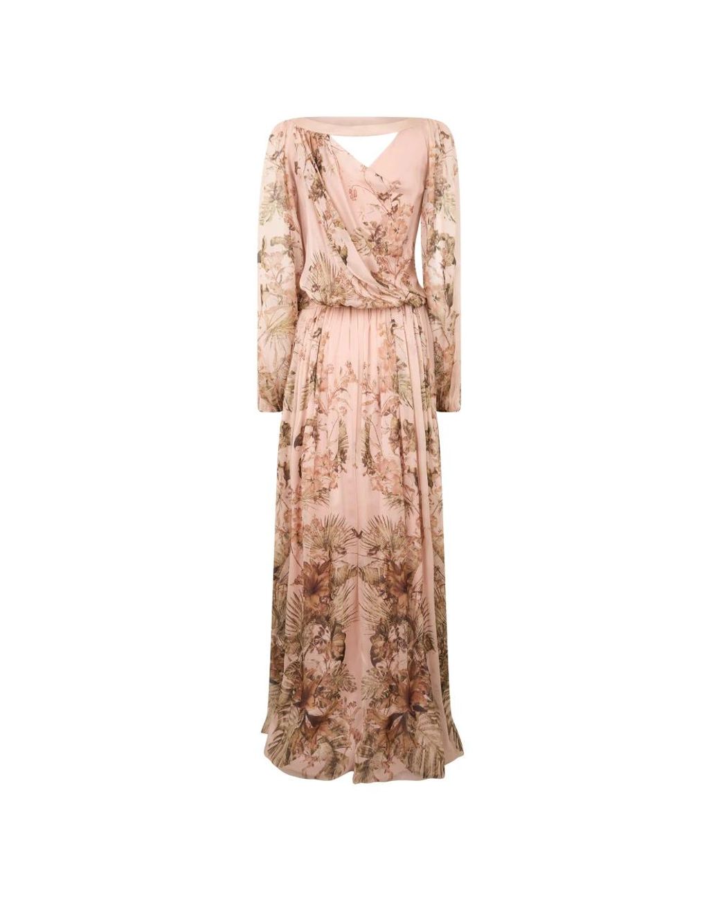 Alberta Ferretti Natural Maxi Dresses