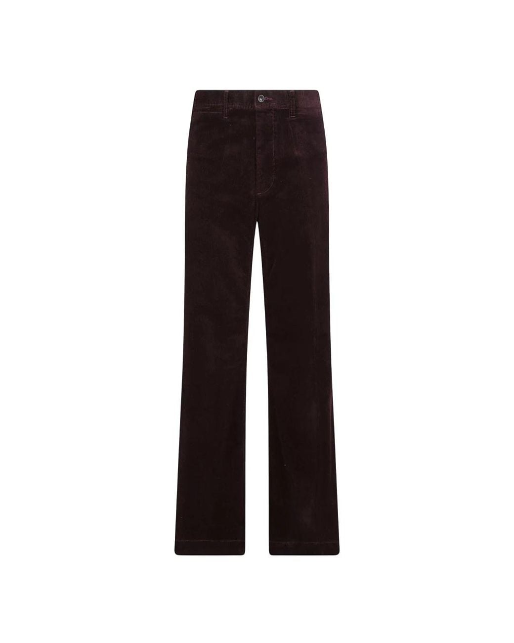 Ralph Lauren Red Wide Trousers