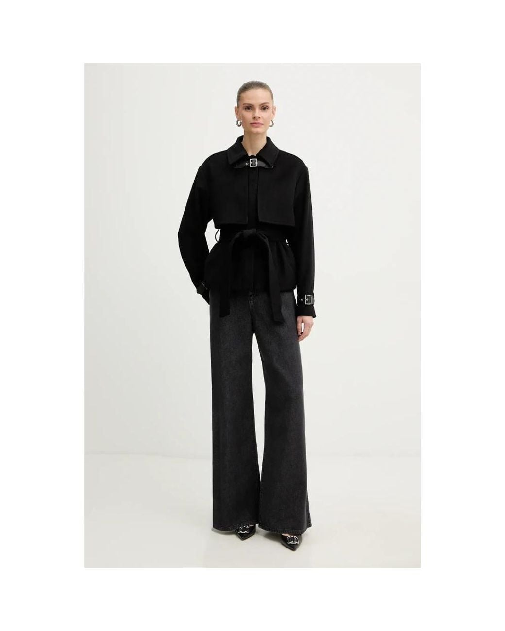 Light Jackets Karl Lagerfeld de color Black