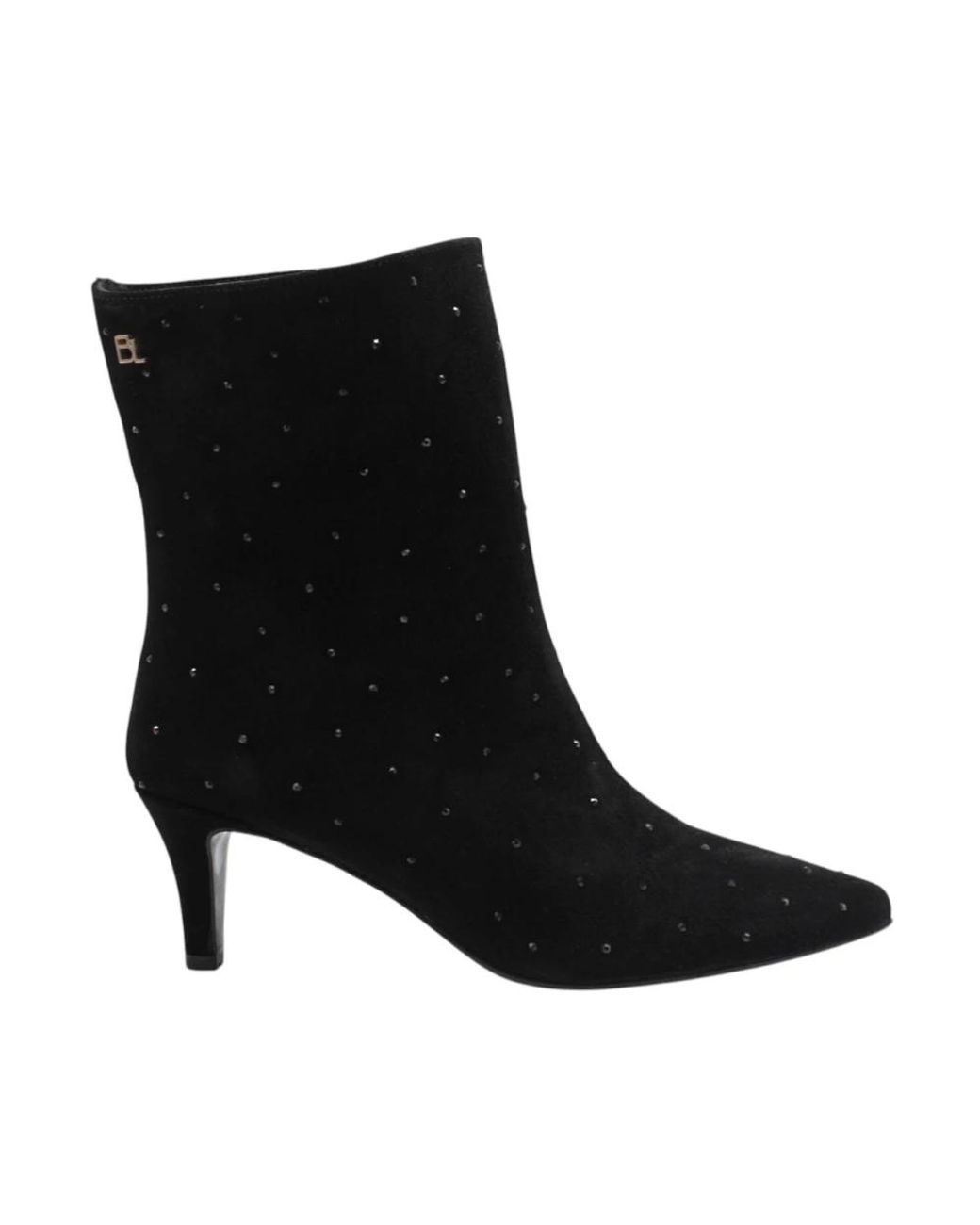 Babouche Black Enkellaars