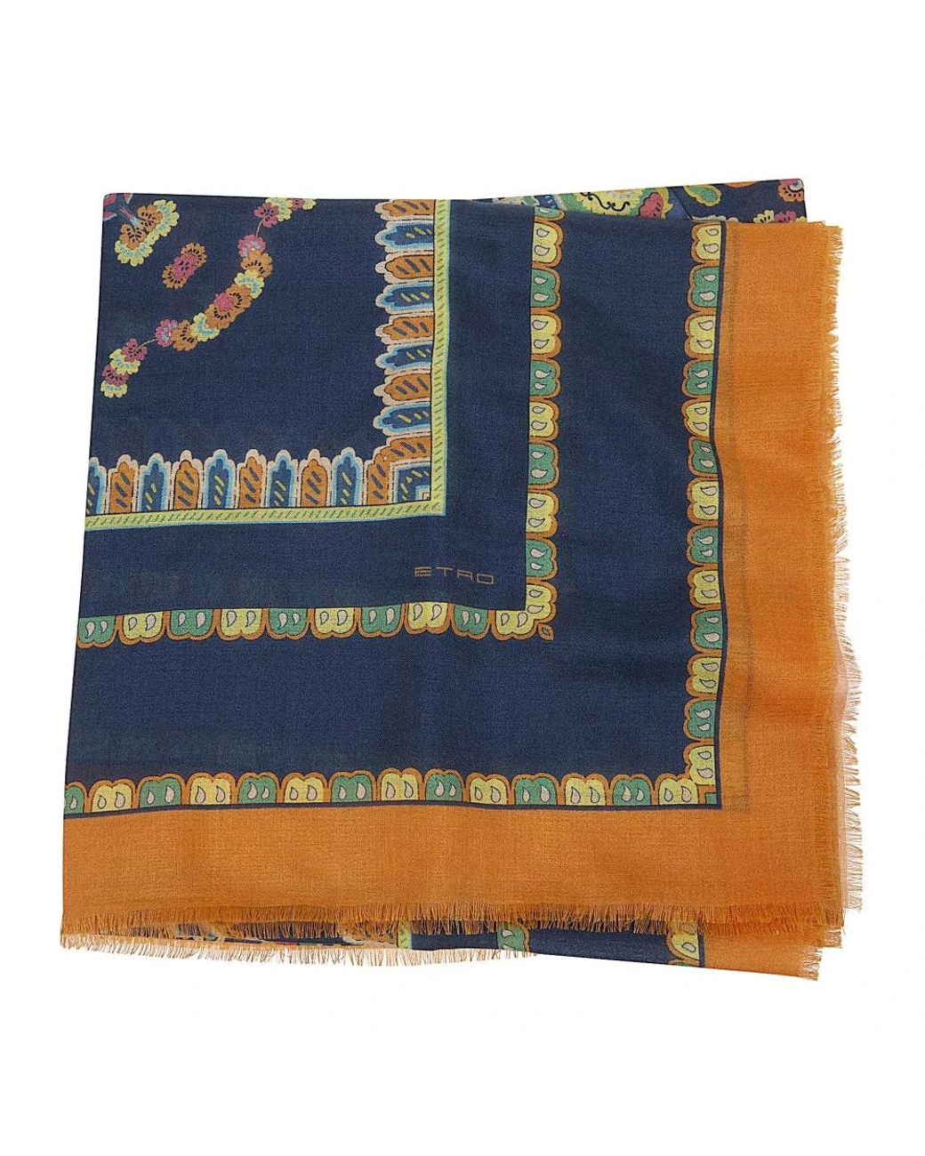 Etro Blue Winter Scarves