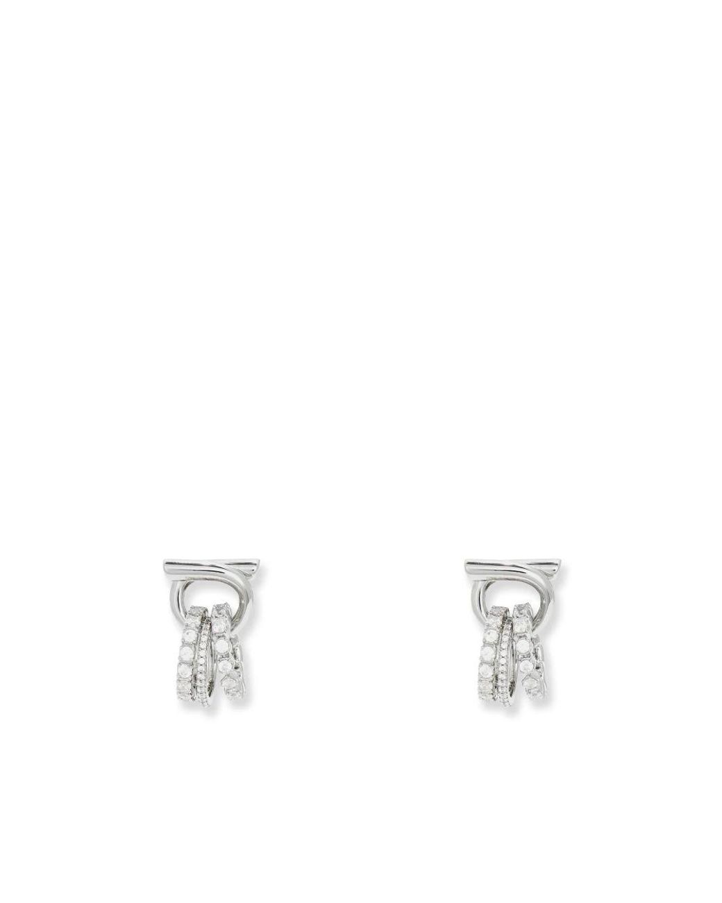 Ferragamo White Earrings