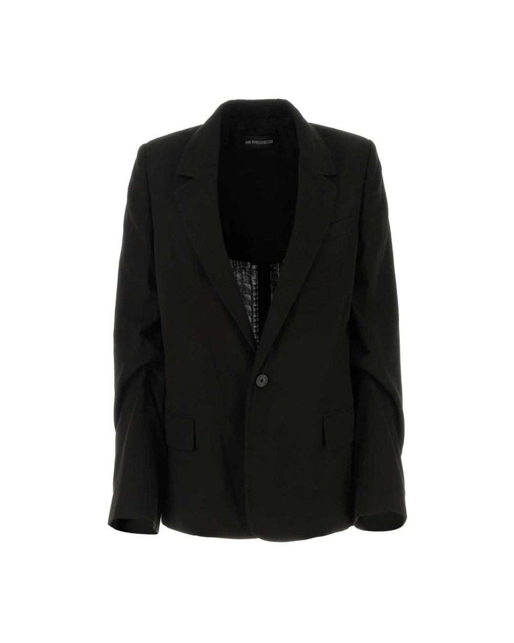 Chaqueta de blazer Ann Demeulemeester de color Black