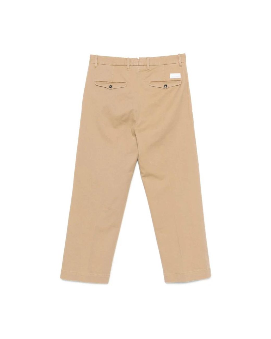 Nine:inthe:morning Natural Straight Trousers for men